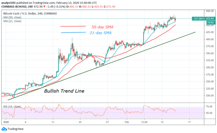 BCH/USD - Daily Chart