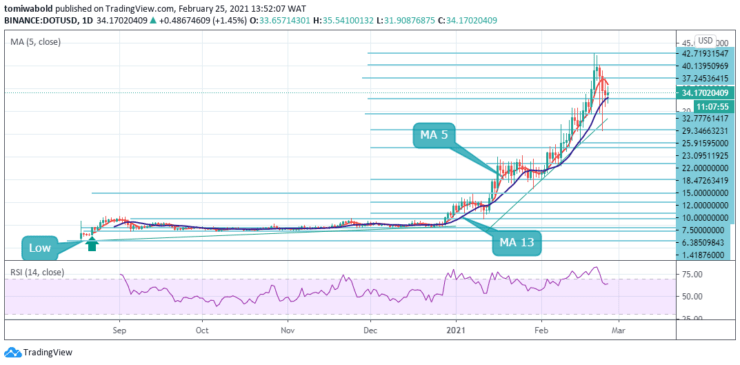 Polkadot (DOT) Price Rebounds, Aiming for Higher Breakout
