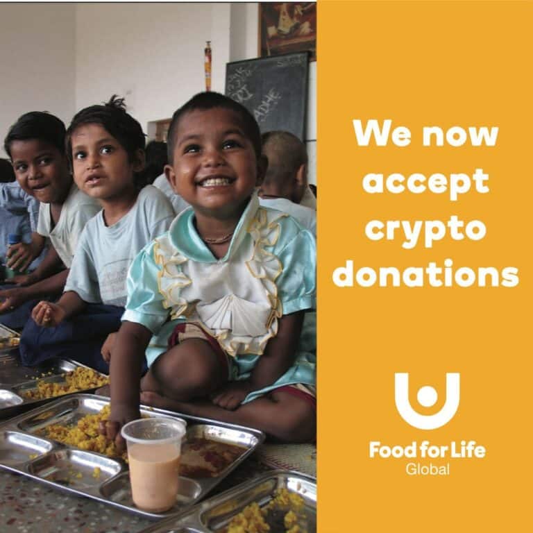 Food for Life Global believes Cryptocurrency can help End World Hunger