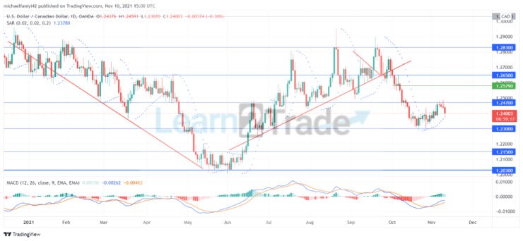 USDCAD finds a rallying point