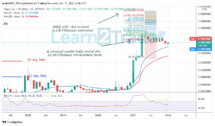 Annual Forecast for Dogecoin (DOGE), 2022