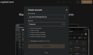 Capital.com - open account