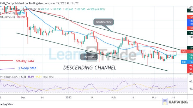 Litecoin Recovers above $100 Support but Faces another Rejection at $112