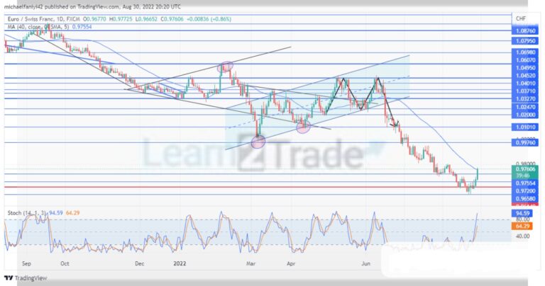 EURCHF Stems Bearish Tide at the 0.96140 Critical Level