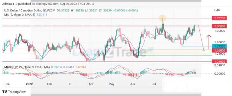 USDCAD Bears Finally Led the Market Towards a Resistance Level