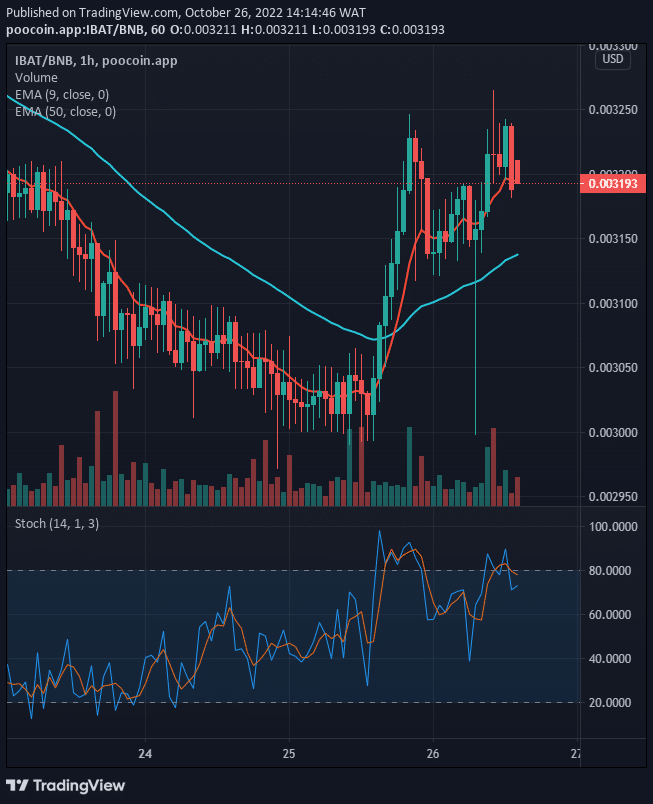 Battle Infinity showed evidence of the bullish rally and a surge above the moving averages indicates growth in bullish momentum.