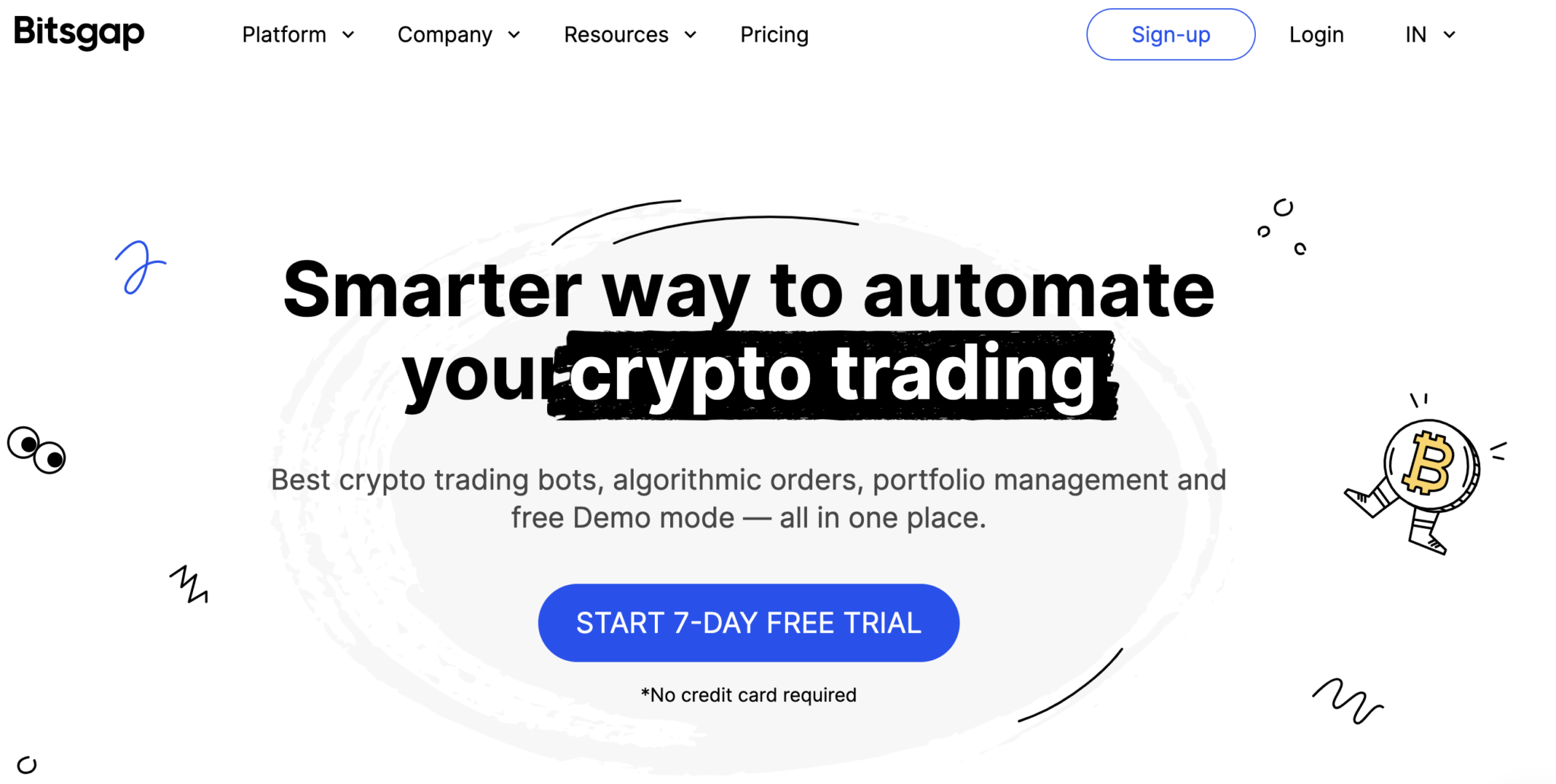 best crypto trading bots: Bitsgap
