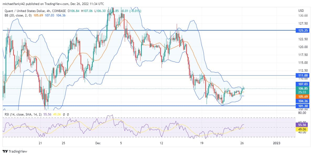 Quant Price Forecast: QNTUSD Begins a Recovery Upward