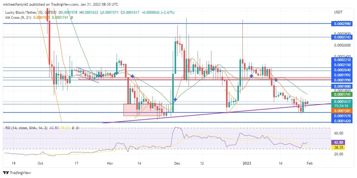 Lucky Block Market Prediction: LBLOCK Expected to Bounce off Major Support Level