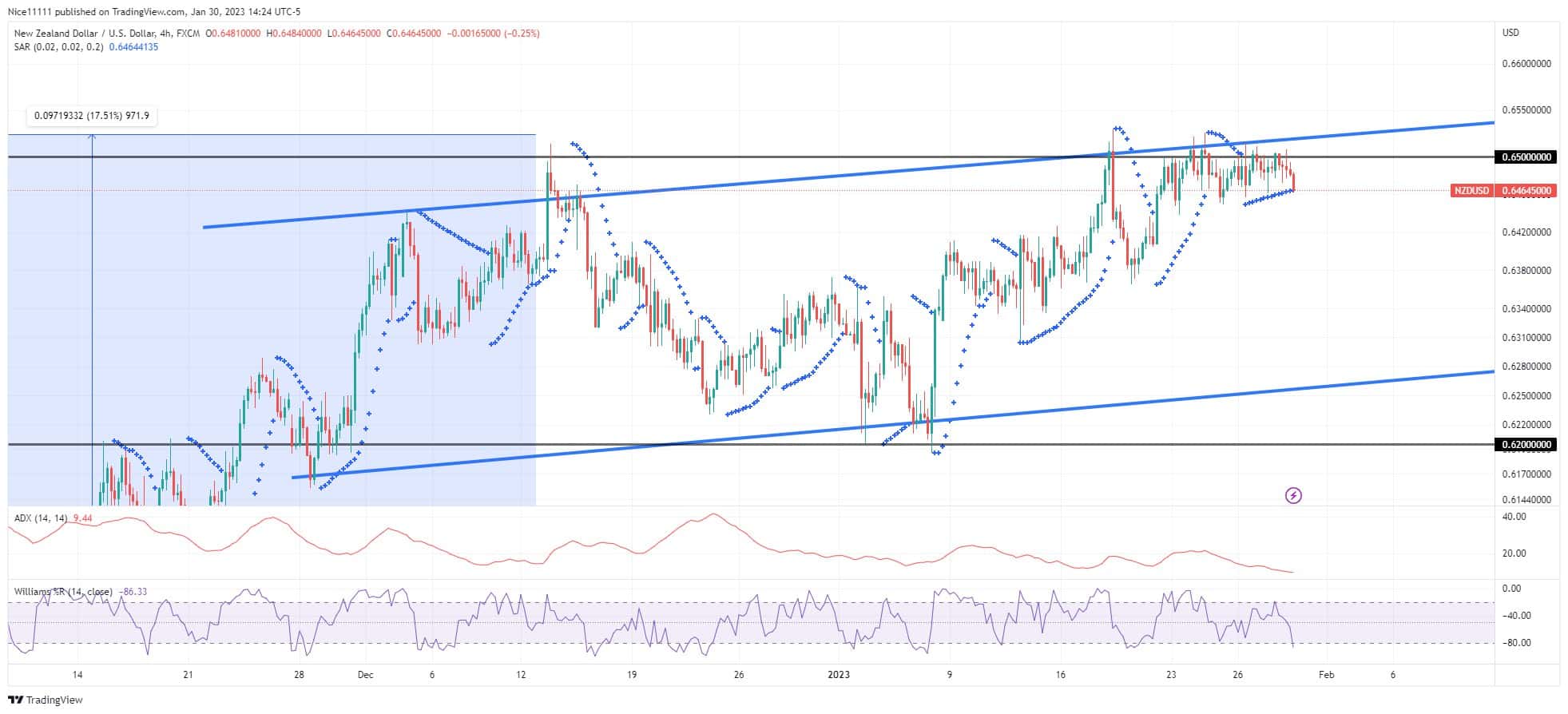 NZDUSD's Bullish Strength Declines