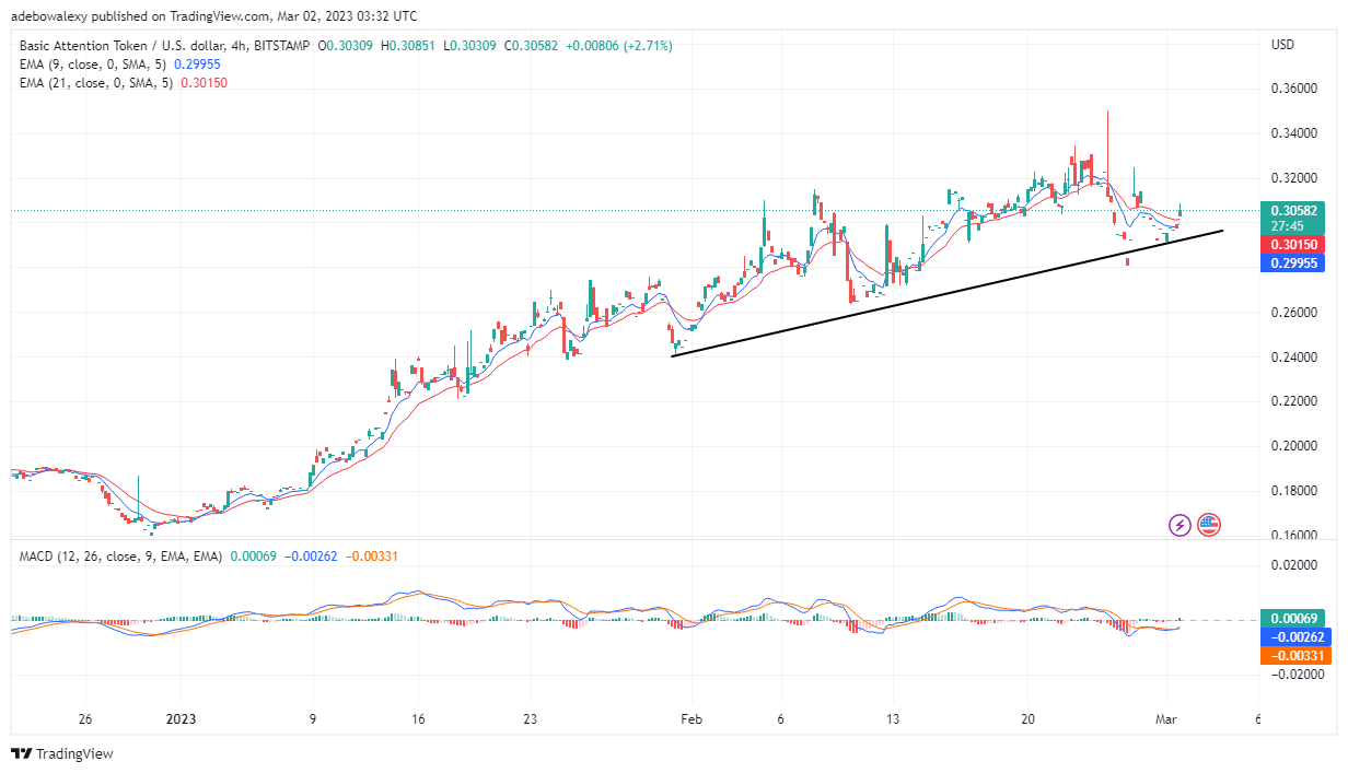 Basic Attention Token (BAT) Price Increases By Roughly 1.70%