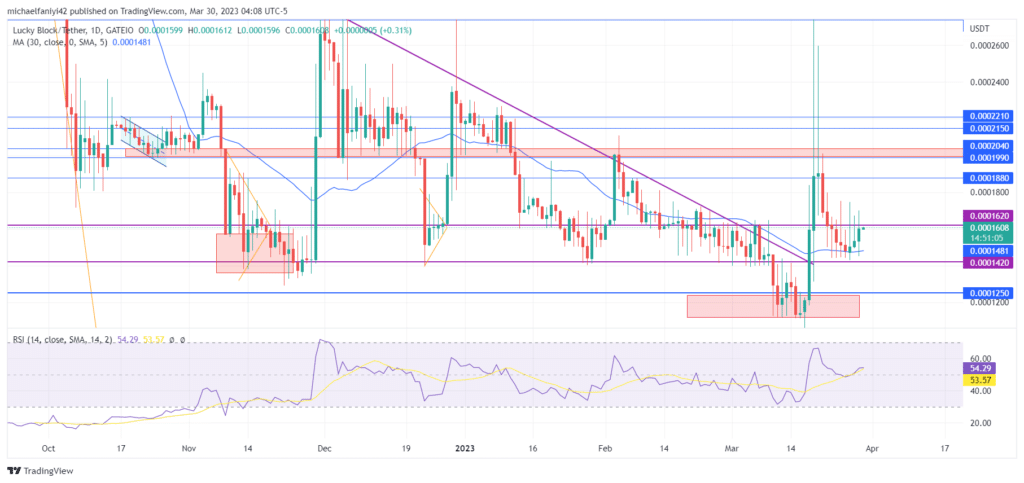 Lucky Block – Guide, Tips & Insights | Learn 2 Trade Market Expectation: LBLOCK Haggles at the Consolidation Resistance