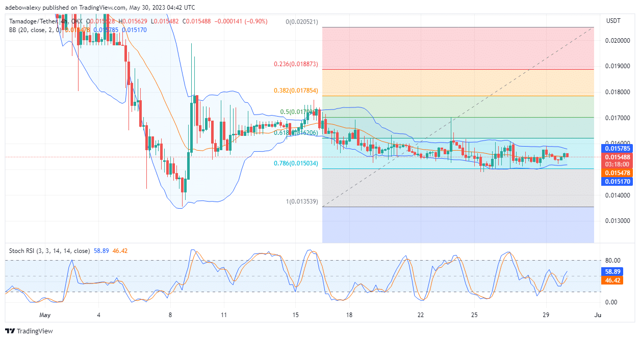 Tamadoge (TAMA) Price Prediction for Today, May 30: TAMA/USDT Buyers Defend the Price Mark of $0.01540