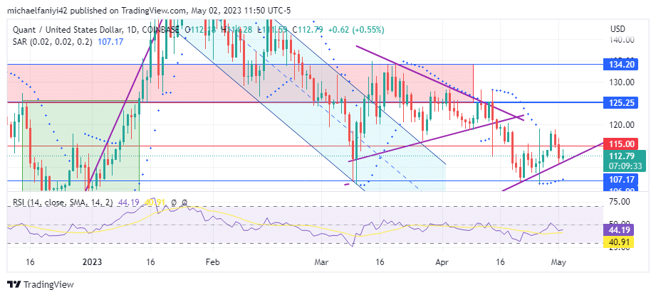 Quant Price Forecast: QNTUSD Gains Momentum Near $115.00, Aims to Push Higher