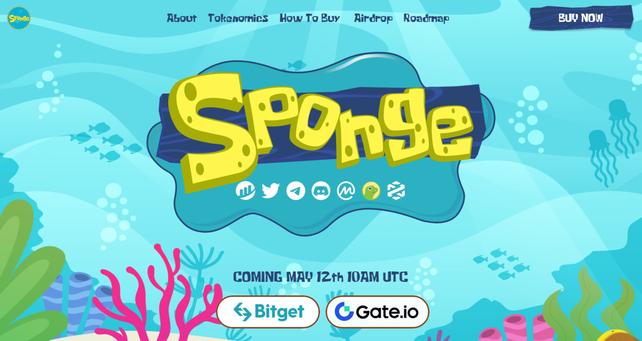 SPONGE to Rally Following Bitget and Gate Listing Announcement