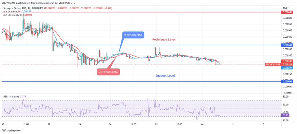 Sponge (SPONGEUSDT) Price Remains Between $0.00038 and $0.000092 Levels for More Investors