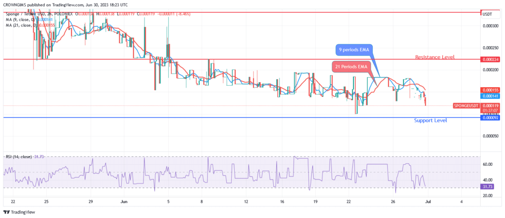 Sponge (SPONGEUSDT) Price at $0.000224, Makes It More Appealing to Investors