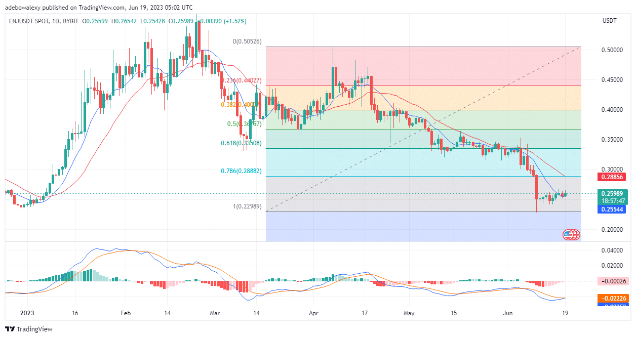 Enjin (ENJ) Price Action Finds Support at a Key Support Level