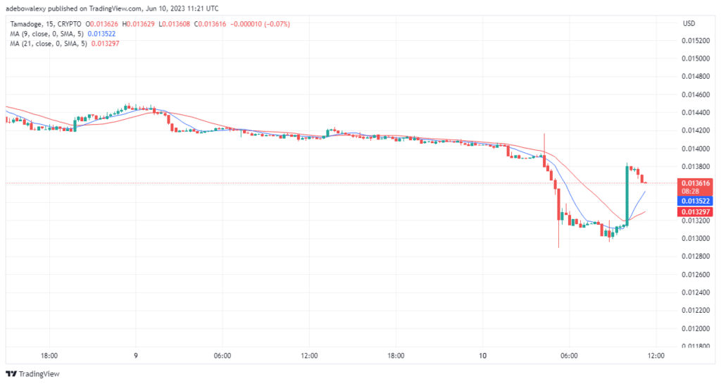 Tamadoge (TAMA) Price Prediction for Today, June 11: TAMA/USD Rebounds Significantly Upwards After Hitting a Strong Base