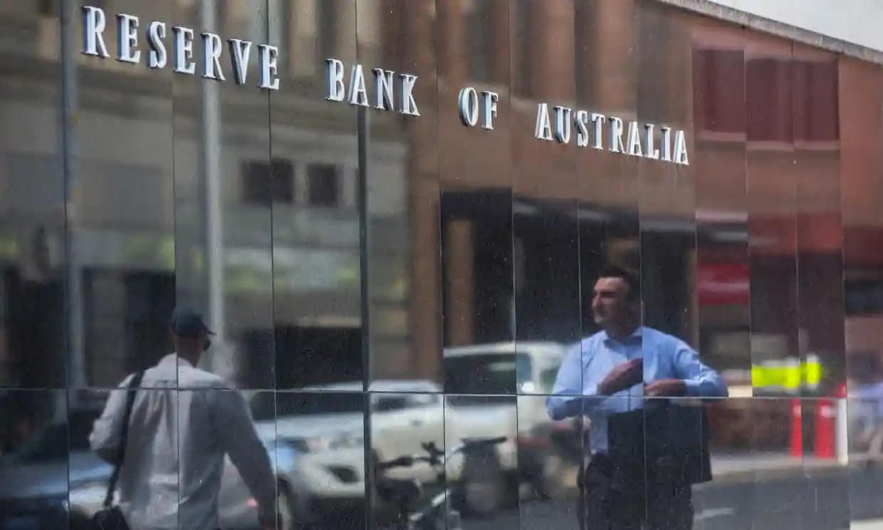 Wall of the Reserve Bank of Australia