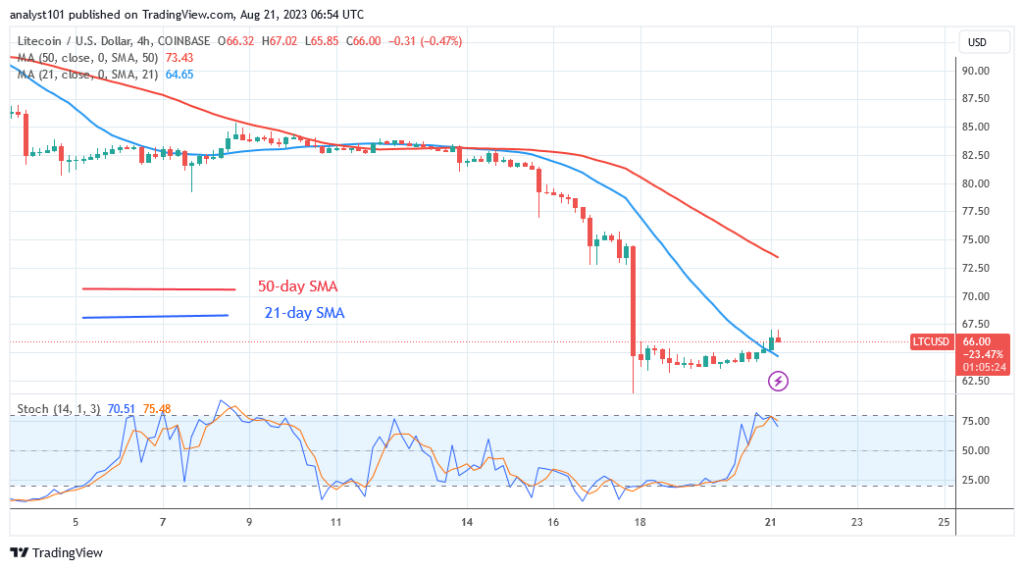 Litecoin Continues to Hold above $60 as It Advances