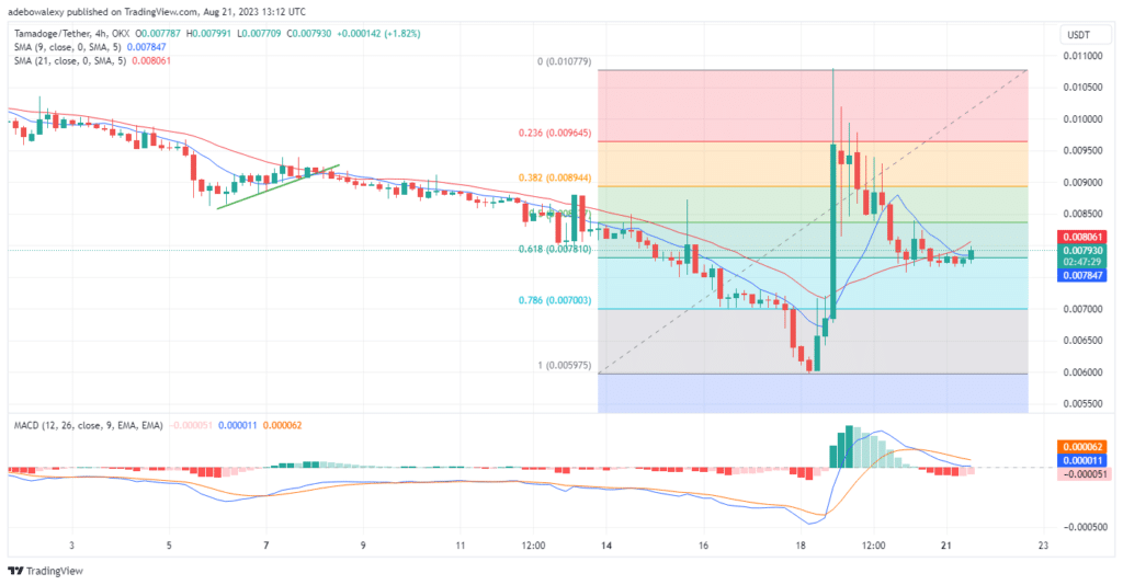 Tamadoge (TAMA) Price Prediction for Today, August 21: TAMAUSDT Bulls Are Set for More Upside Retracement