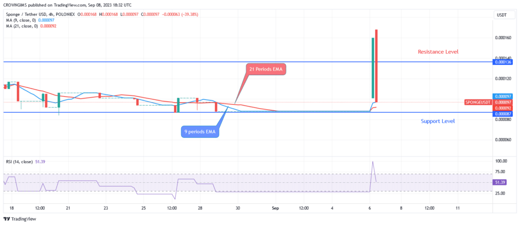 Sponge (SPONGEUSDT): If Additional Bullish Candles Form, Sponge Will Rise Higher