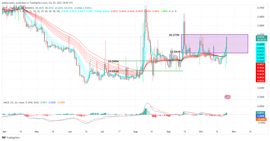 Orchid (OXT) Approaches the $0.0750 Price Level