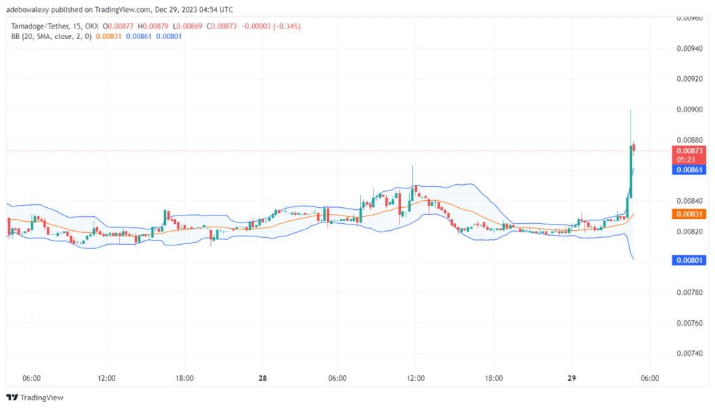 Tamadoge (TAMA) Price Outlook for December 30: TAMA/USDT Appears to Be Preparing for a Bullish Breakout