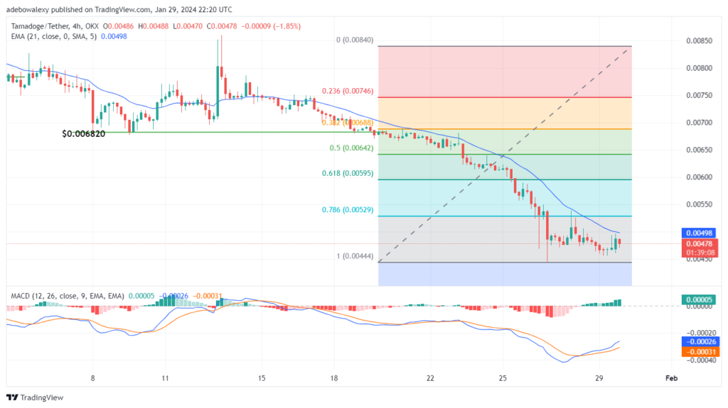 Tamadoge (TAMA) Price Outlook for January 30: TAMA/USDT Buyers Are Gaining Momentum to Convincingly Surpass the $0.005000 Mark