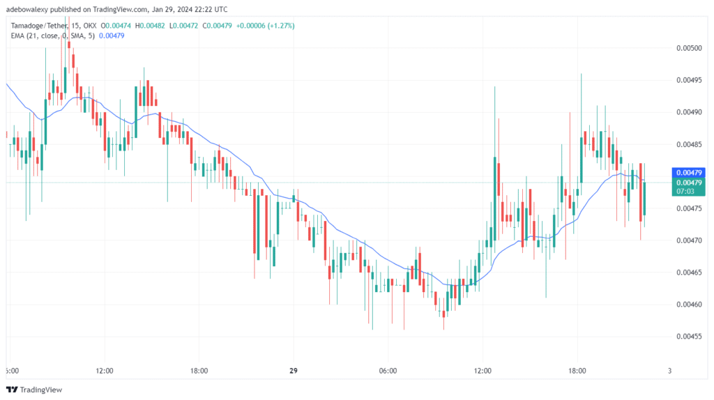Tamadoge (TAMA) Price Outlook for February 8: TAMA/USDT Retracing to Higher Grounds