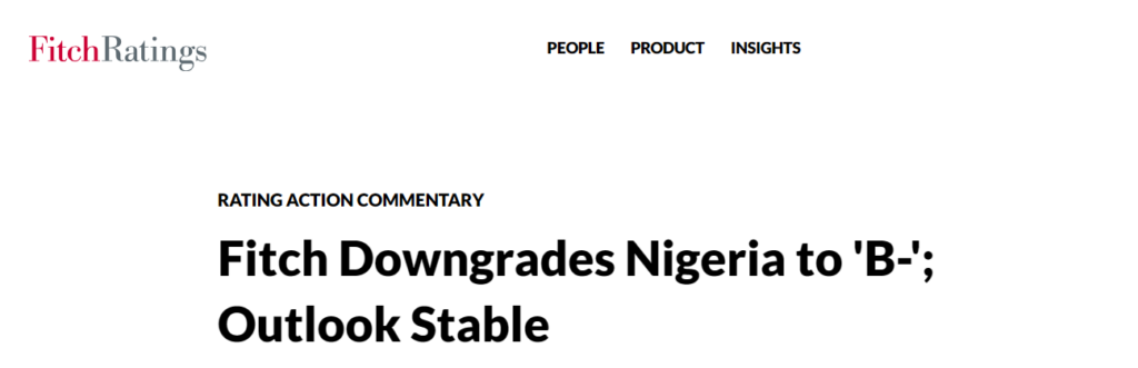 Nigeria rating