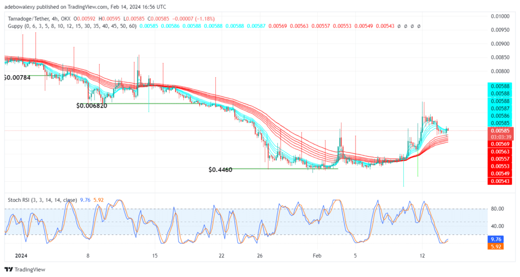 Tamadoge (TAMA) Price Outlook for February 14: TAMA/USDT Shapes to Sustain Bullish Pressure