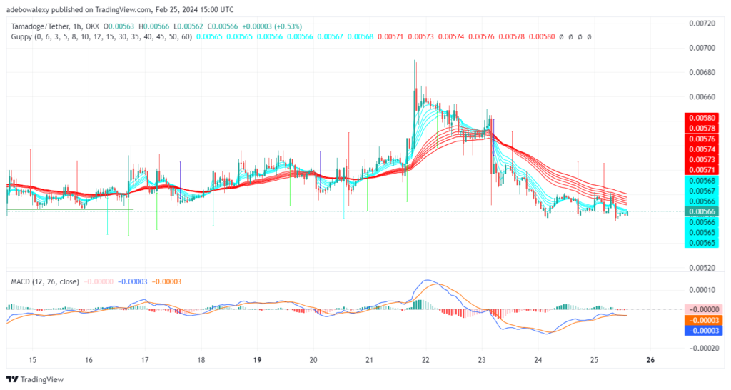 Tamadoge (TAMA) Price Outlook for February 25: Price Action in the TAMA/USDT Market Rebounds from Rock Bottom