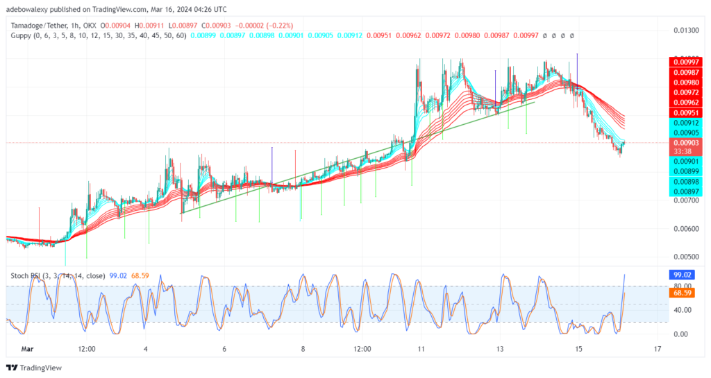 Tamadoge (TAMA) Price Outlook for March 16: TAMA/USDT Prepares to Regain More Traction 