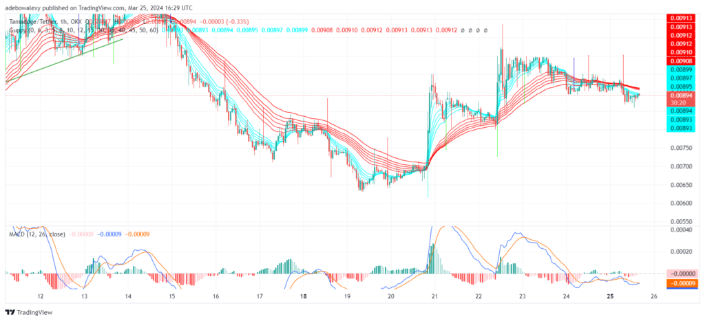 Tamadoge (TAMA) Price Outlook for March 26: TAMA/USDT Price Action Acquires a Higher Support Level