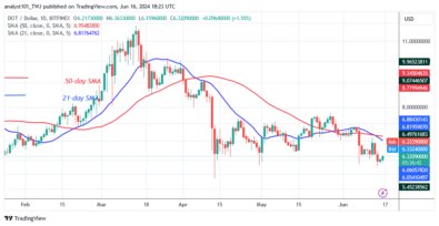 Polkadot Slides as Bears Threaten to Short Below .20