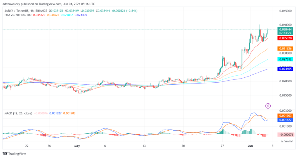 JASMYUSDT Appears to Have a Bullish Cycle