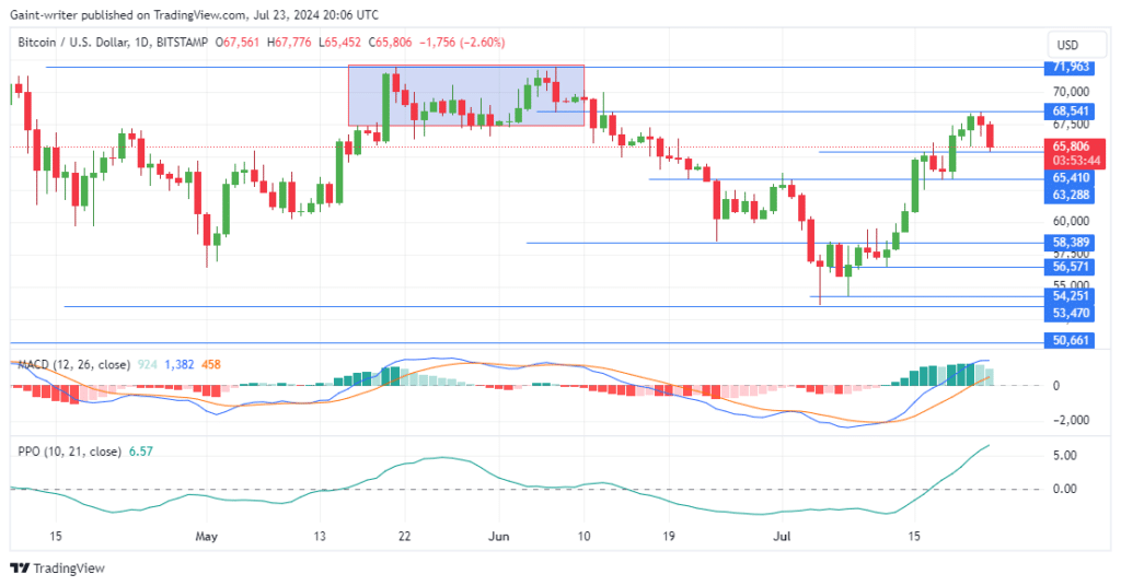 BTCUSD (Bitcoin) Loses Bullish Streak