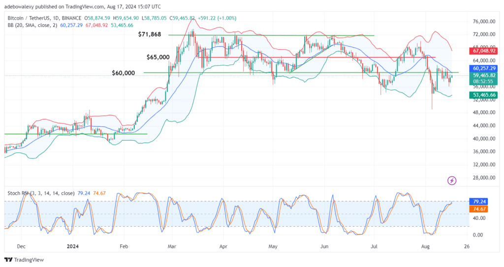 Trending Cryptocurrencies for August 17, 2024: BTC, TON, SDEX, NOT, and SOL