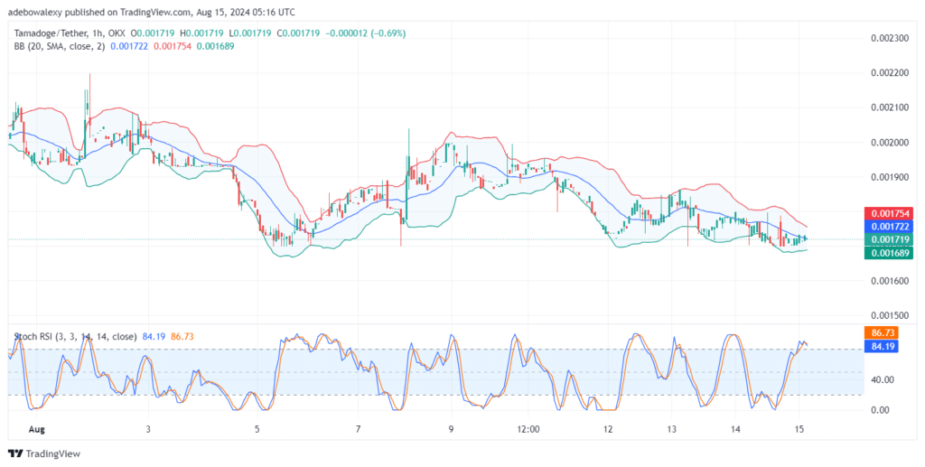 Tamadoge (TAMA) Price Outlook for August 15: TAMA/USDT Bulls Are Gathering