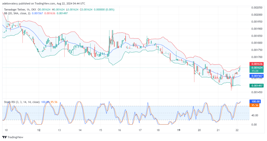 Tamadoge (TAMA) Price Outlook for August 22: TAMA/USDT Buyers Stage a Successful Defense