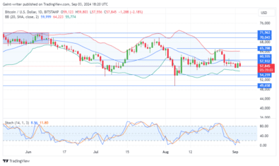 Bitcoin Consolidates After Bearish Retreat