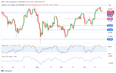 Bitcoin Bullish Strength Weakens as Price Approaches $66,190 Key Level