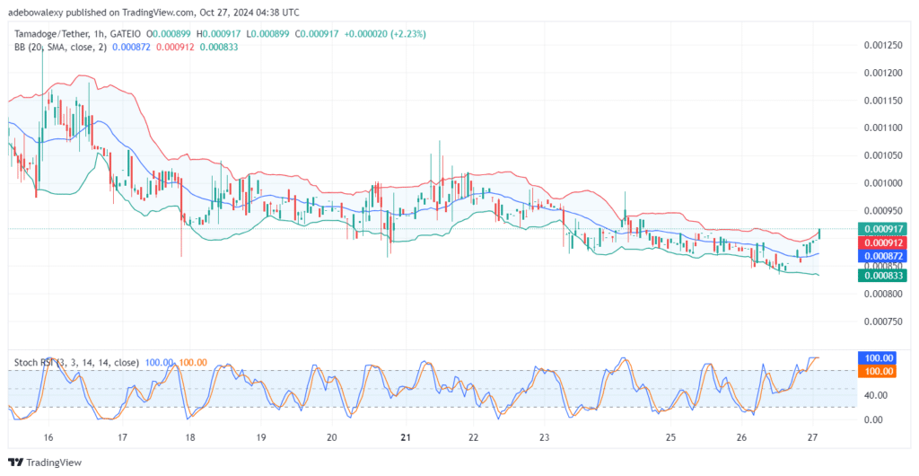 Tamadoge (TAMA) Price Outlook for October 27: Tamadoge Continues to Rise as Anticipated