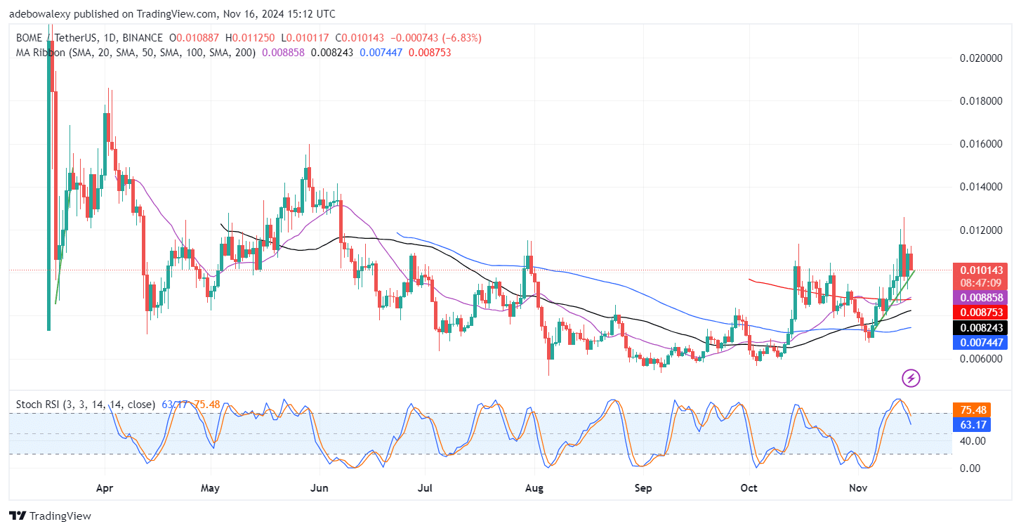 Trending Cryptocurrencies for November 16, 2024: FLOKI, BOME, NEIRO, PEOPLE, and PNUT