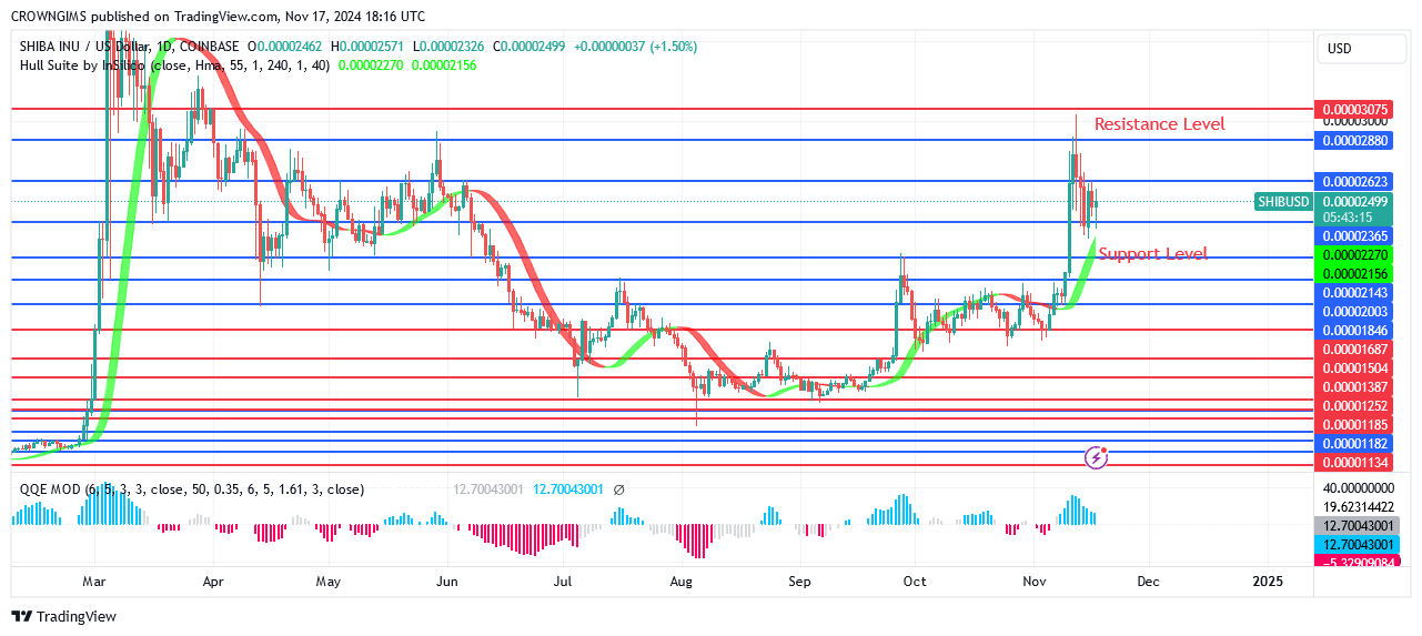 Shiba Inu (SHIB) Market May Continue Bullish Trend After a Pullback