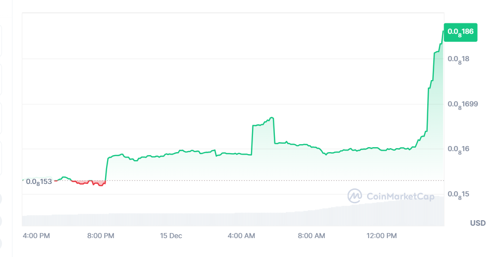 Trending Coins for December 15, 2024: SHANG, MAD, BTC, EGO, and DOGE