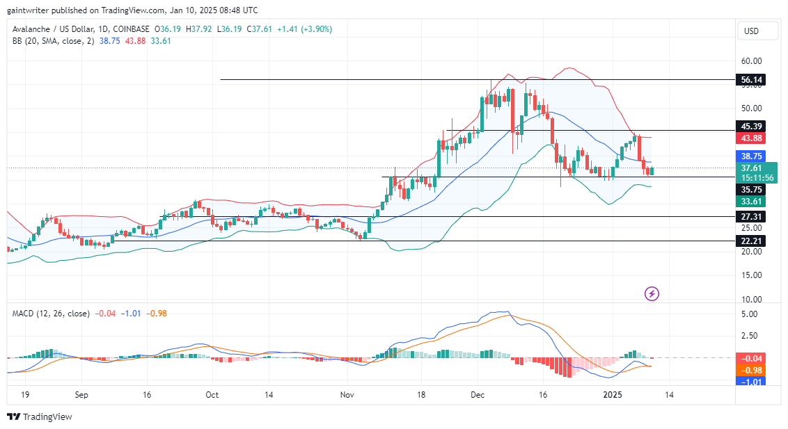 Avalanche Price Forecast - AVAXUSD Bulls Regain Momentum as Sellers Lose Control
