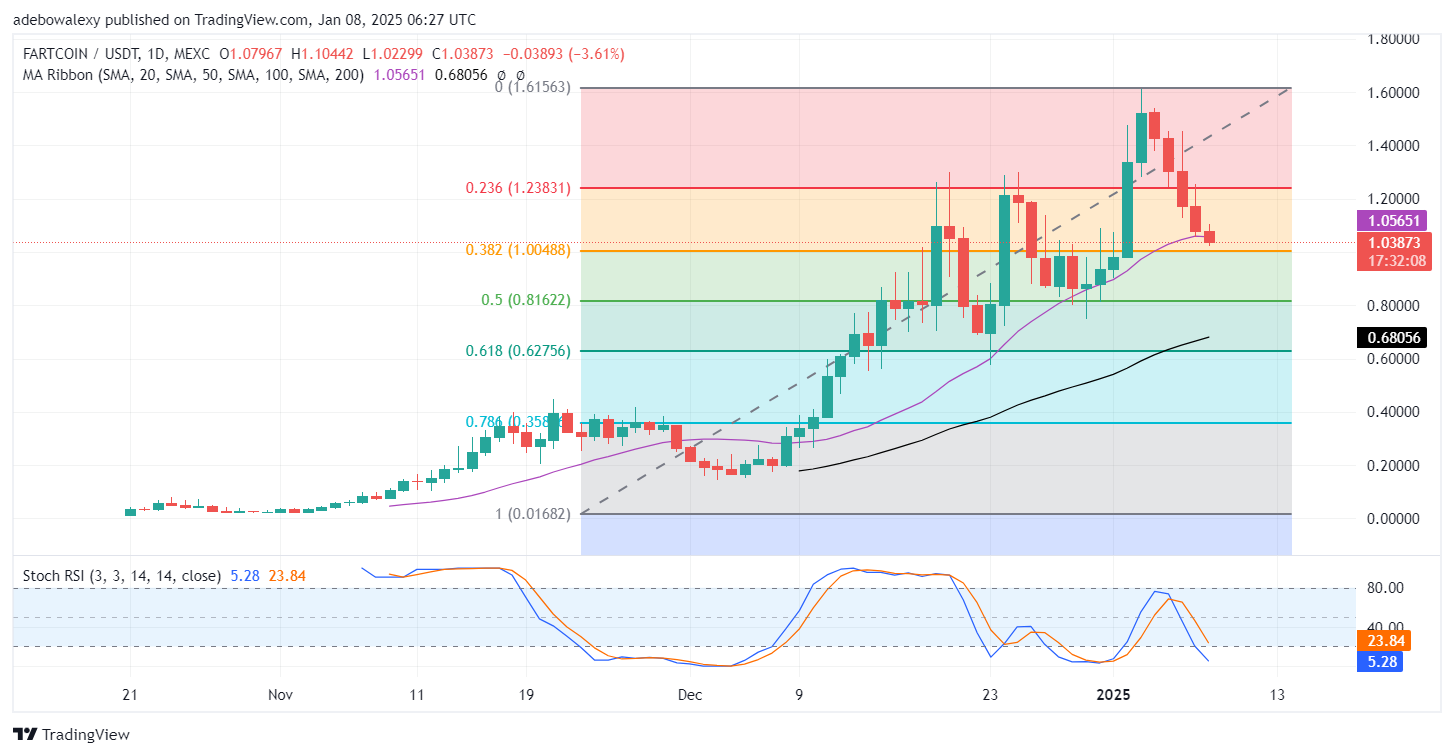 Fartcoin Eyes a Nearby Support 